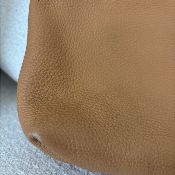 Michael Kors jet set chain pebble cognac tan leather messenger Crossbody purse - Picture 11 of 11